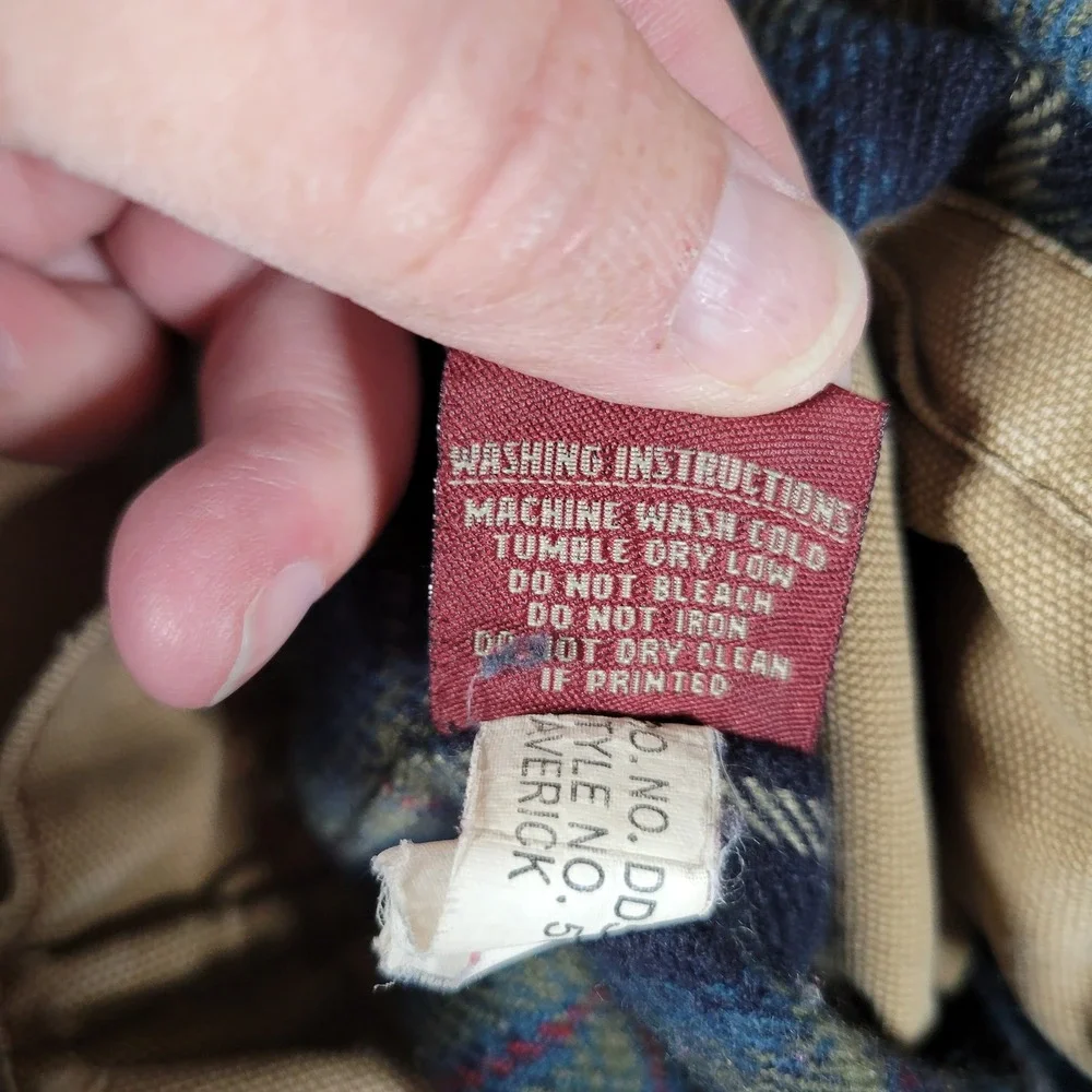 Dri Duck Work Jacket Mens Size L Brown Distressed Canvas Farm Supply Barn Coat - Picture 12 of 15